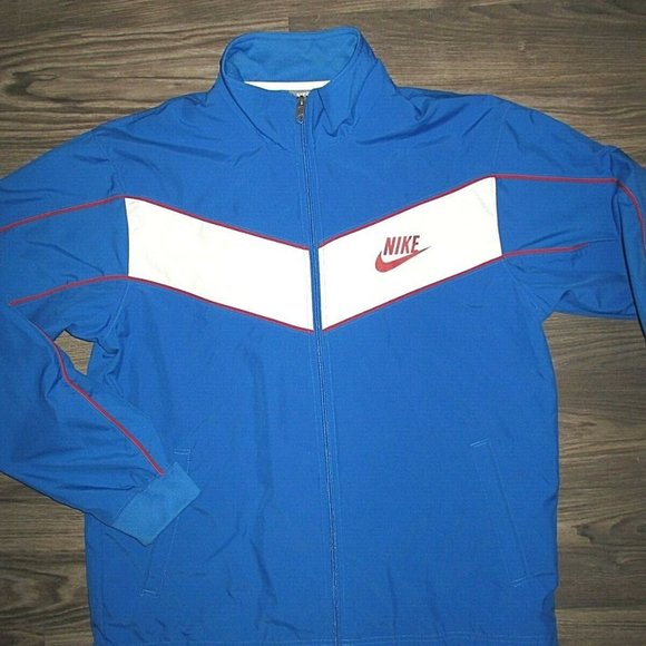 Nike Other - NIKE Spell Out Swoosh Color Block Jacket LG